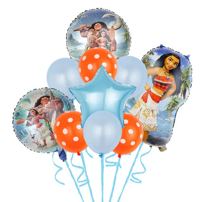 Moana Birthday Party Decoration Cartoon