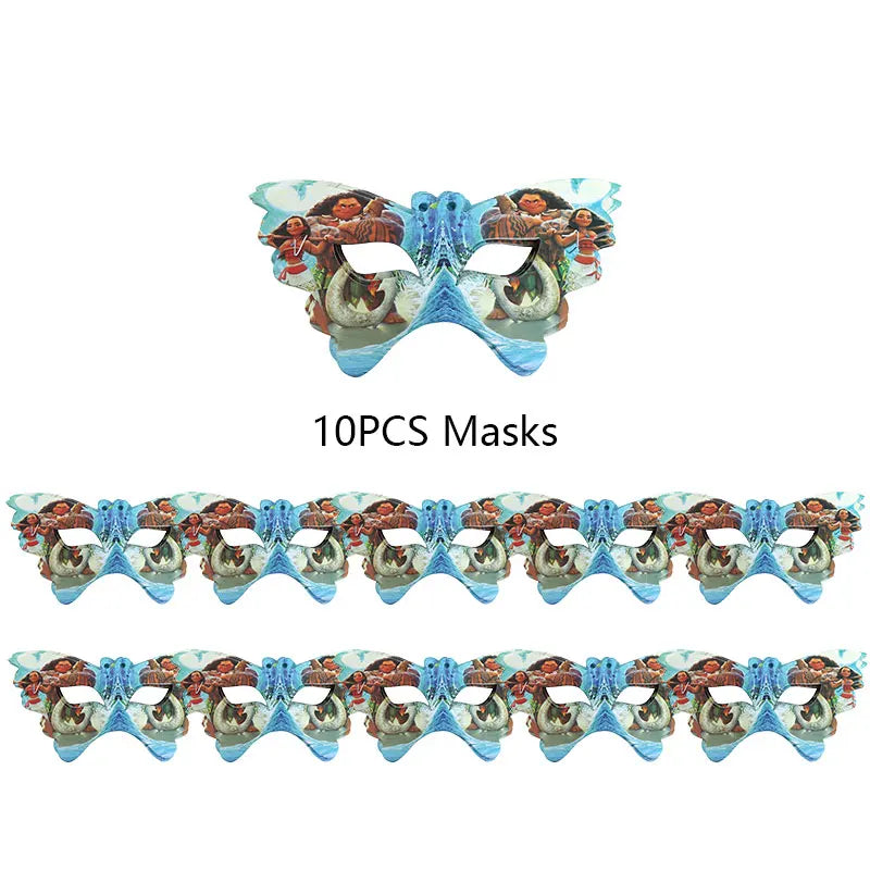 Moana Birthday Party Decoration Cartoon