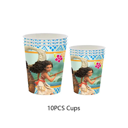 Moana Birthday Party Decoration Cartoon