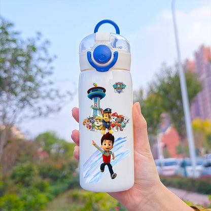 PAW Patrol 400ML Straw Water Bottle – Portable & Leakproof