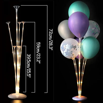 Balloons Stand Stick Tubes Wedding Birthday Party Decoration