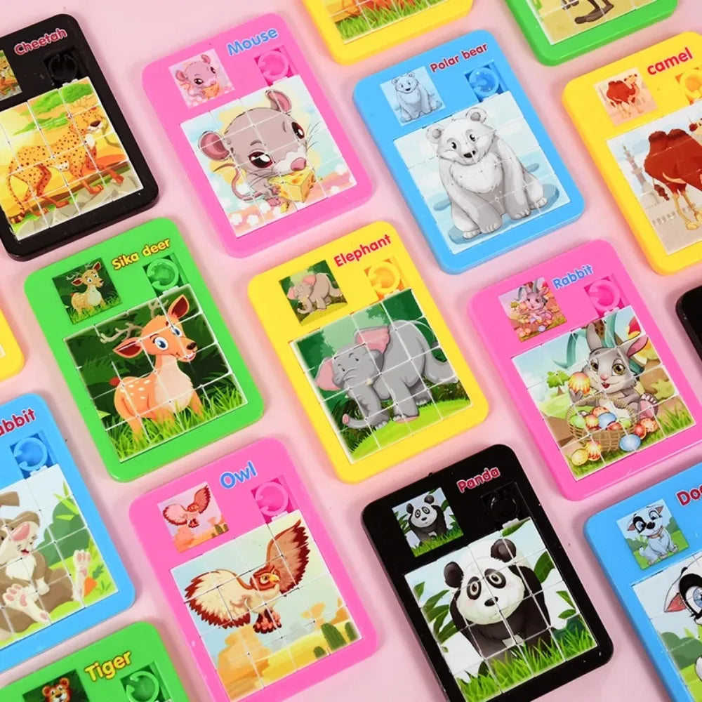 Cartoon Animal Puzzle for Kids – Educational Toy and Party Favor