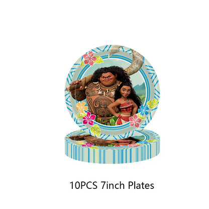 Moana Birthday Party Decoration Cartoon