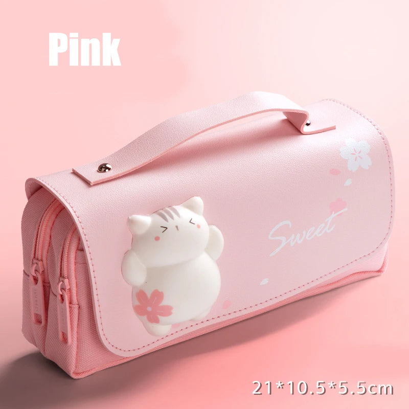 Stylish 3D Pencil Case – School Pen Organizer