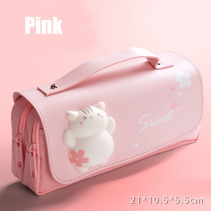 Stylish 3D Pencil Case – School Pen Organizer