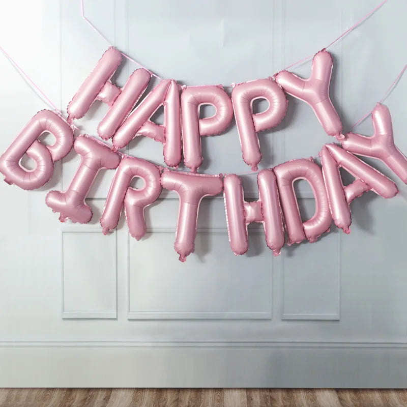 Foil Balloons Happy Birthday