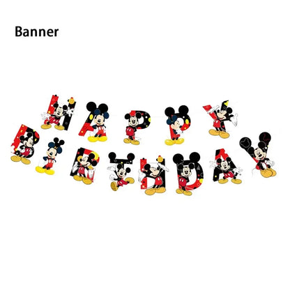 Mickey Mouse Party Decoration Birthday Supplies