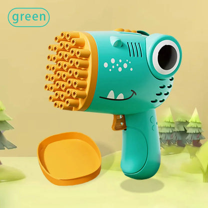 Electric Hole Dinosaur Bubble Handheld Machine