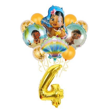 Moana Birthday Party Decoration Cartoon