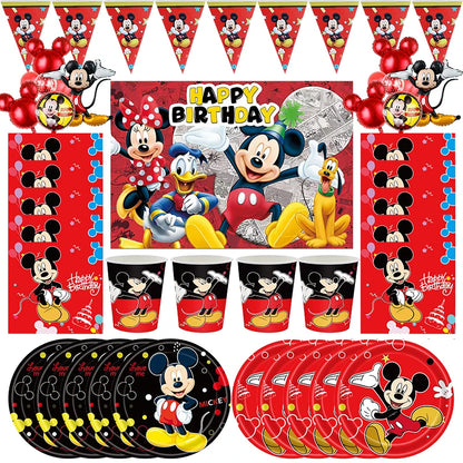Mickey Mouse Party Decoration Birthday Supplies