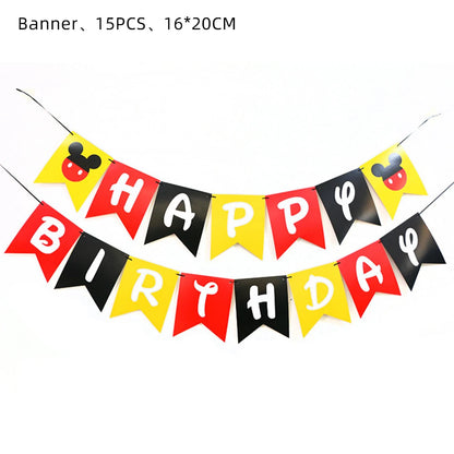 Mickey Mouse Party Decoration Birthday Supplies