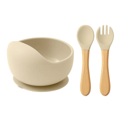 Tiny Bites Trio: Suction Feeding Set for Little Ones