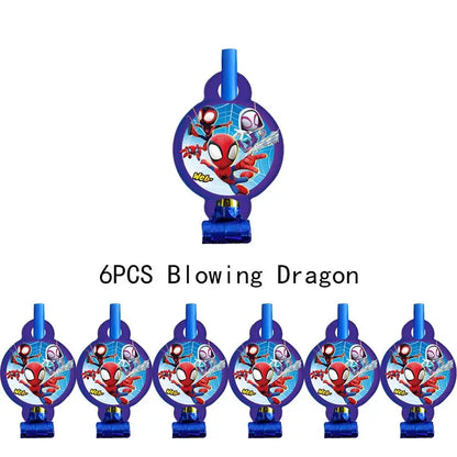 Birthday Party Decoration Spiderman Theme Balloon