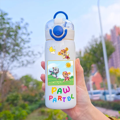 PAW Patrol 400ML Straw Water Bottle – Portable & Leakproof