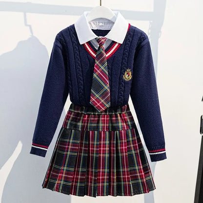 Girls School Uniform Clothes Children