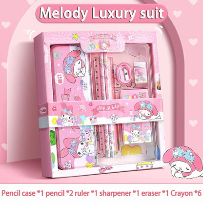 Sanrio Kawaii Stationery Set – 12-Piece Gift Box