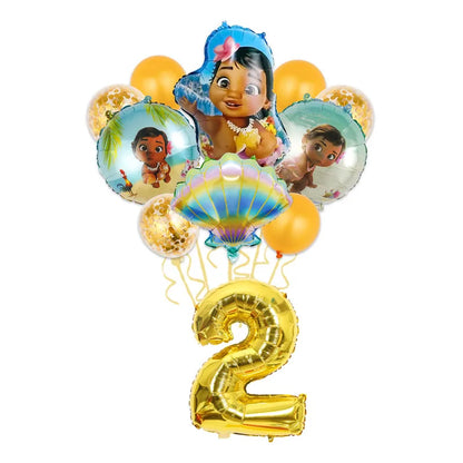 Moana Birthday Party Decoration Cartoon