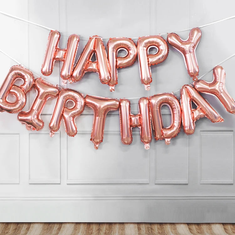 Foil Balloons Happy Birthday