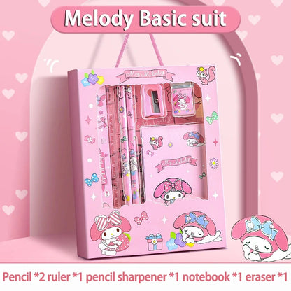Sanrio Kawaii Stationery Set – 12-Piece Gift Box
