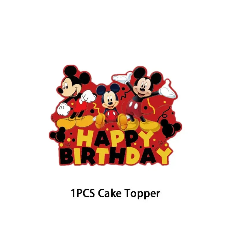 Mickey Mouse Party Decoration Birthday Supplies