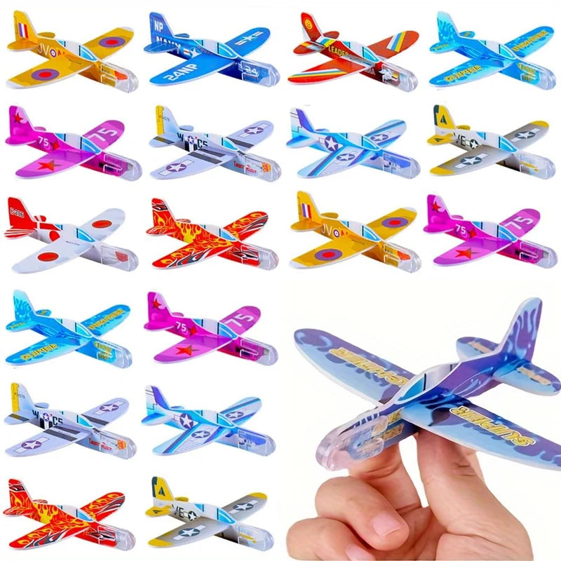 Multicolor Foam Airplanes for Kids Party Favors
