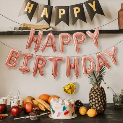 Foil Balloons Happy Birthday
