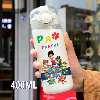 PAW Patrol 400ML Straw Water Bottle – Portable & Leakproof