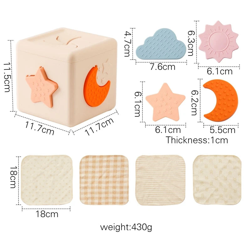 Baby Montessori Toy cotton Magic Tissue Box Finger Exercising