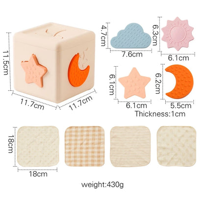 Baby Montessori Toy cotton Magic Tissue Box Finger Exercising