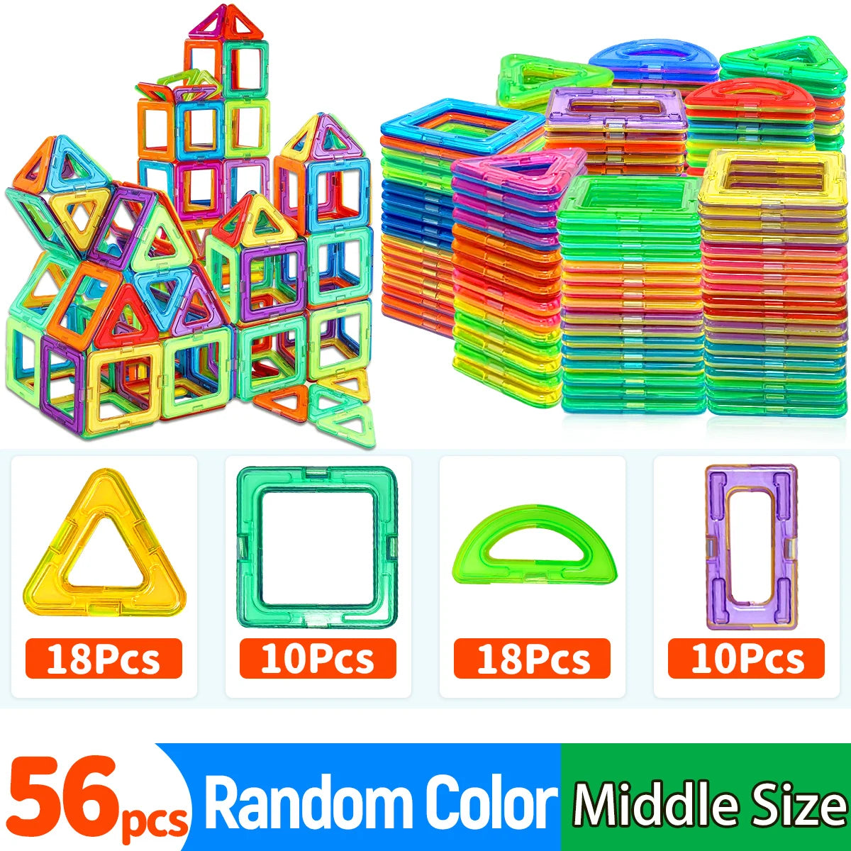 Magnetic Building Blocks Learning Educational Toys
