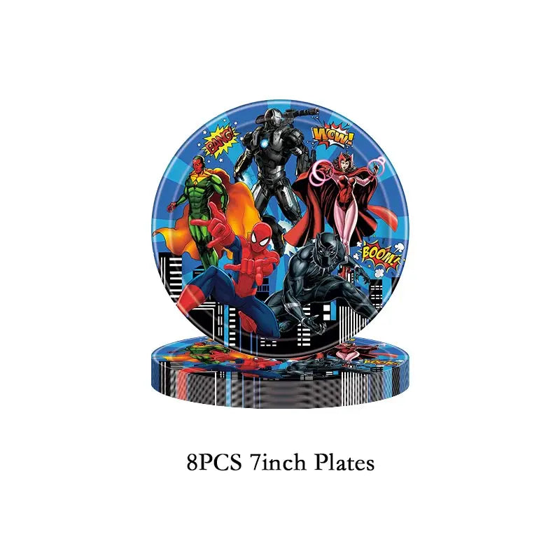 Kids Avengers Marvel Birthday Party Decoration