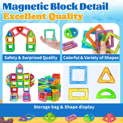 Magnetic Building Blocks Learning Educational Toys