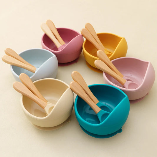 Tiny Bites Trio: Suction Feeding Set for Little Ones