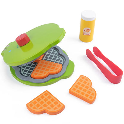Wooden Kids Kitchen Set – Pretend Play with Pots & Food