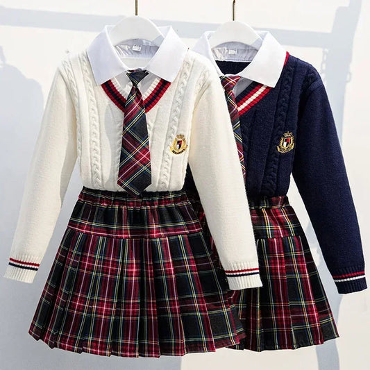 Girls School Uniform Clothes Children