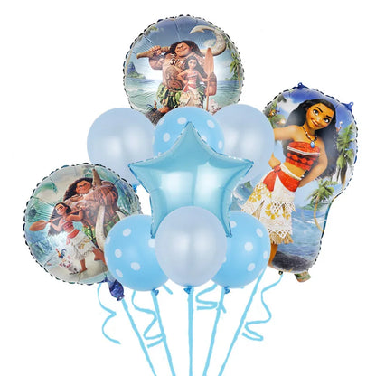 Moana Birthday Party Decoration Cartoon
