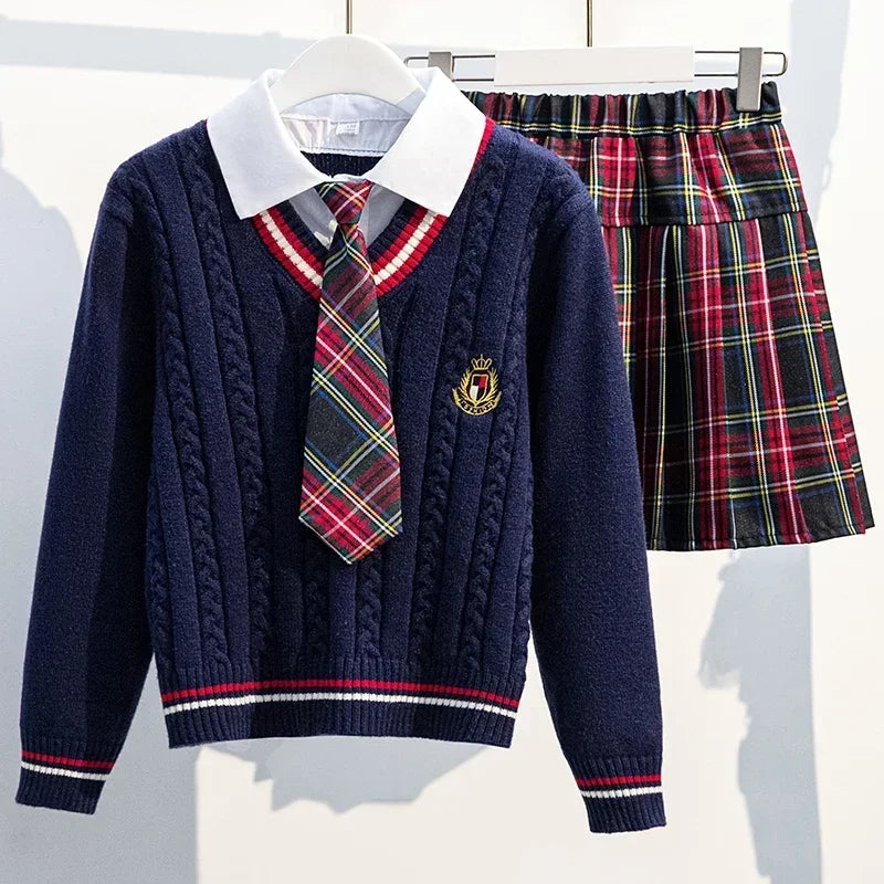 Girls School Uniform Clothes Children