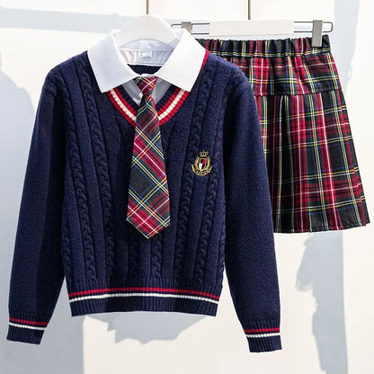 Girls School Uniform Clothes Children