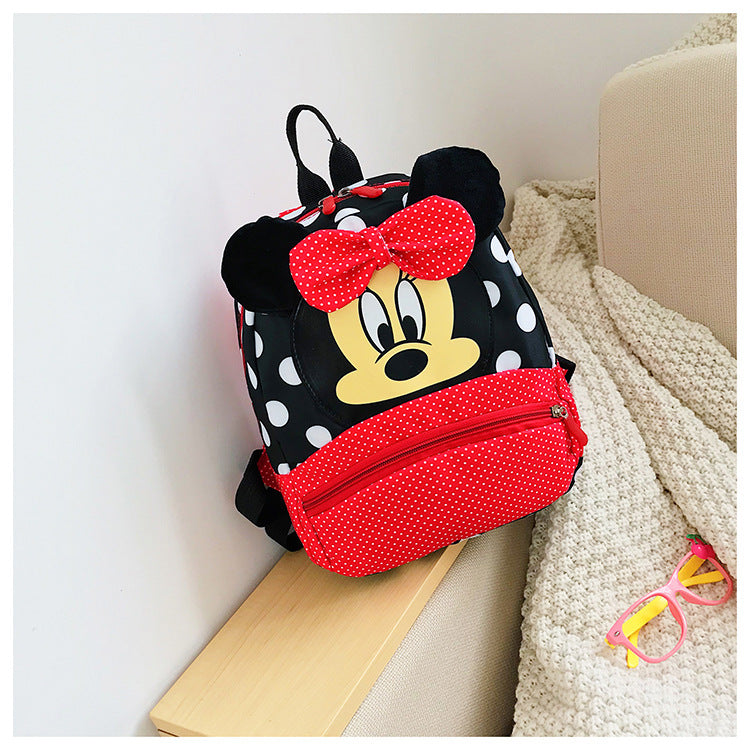 Cartoon Baby Backpack Minnie and Mickey Mouse