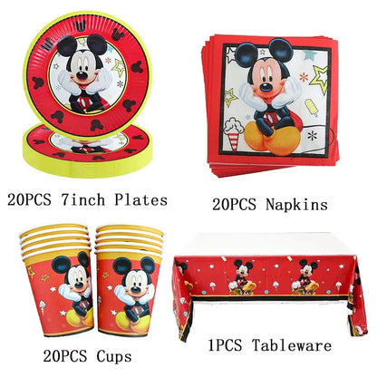 Mickey Mouse Party Decoration Birthday Supplies