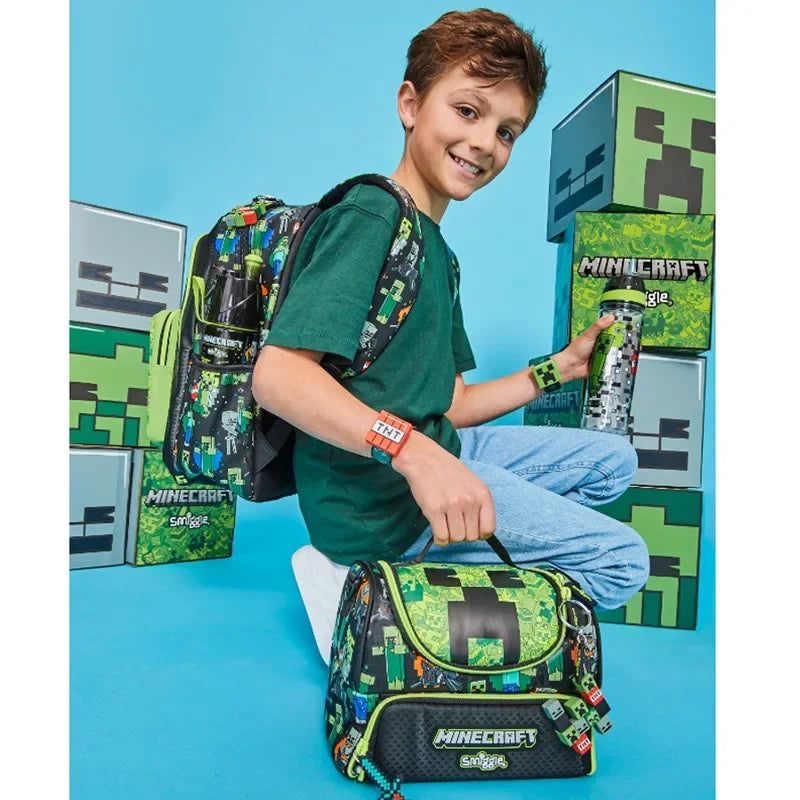 Smiggle Kids Backpack Set – Schoolbag, Lunch Bag & Bottle