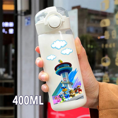 PAW Patrol 400ML Straw Water Bottle – Portable & Leakproof