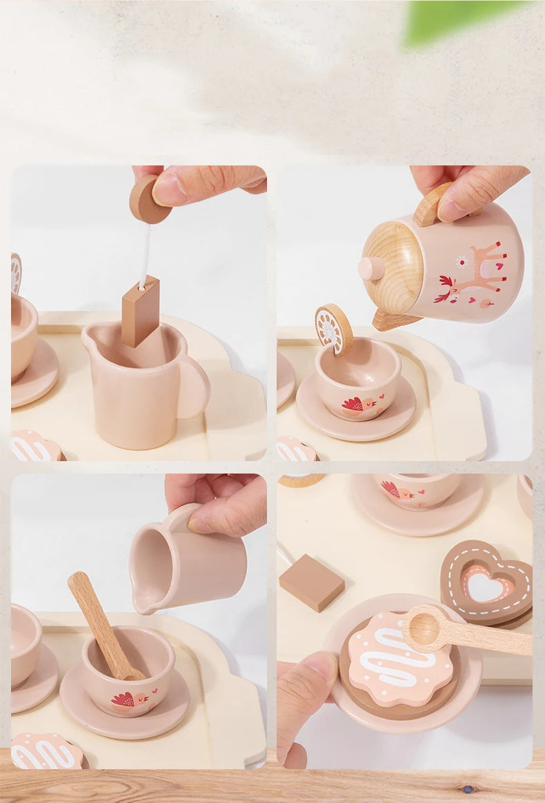Afternoon Tea Set Wooden Toy
