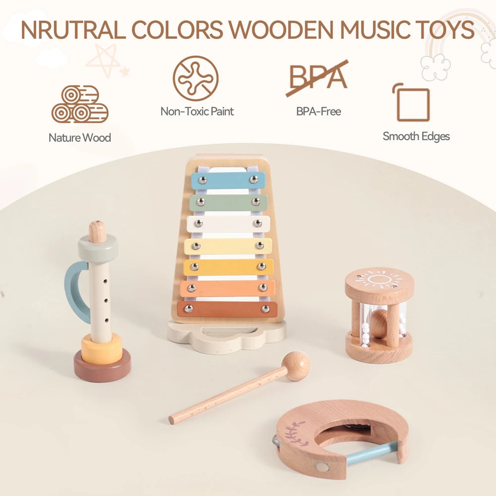 Montessori Wooden Musical Instruments