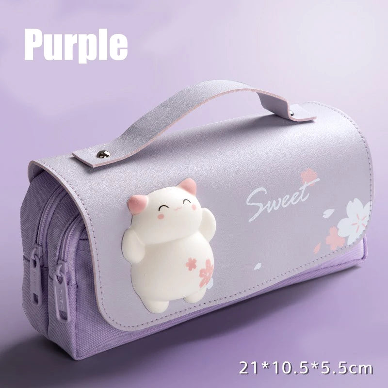 Stylish 3D Pencil Case – School Pen Organizer