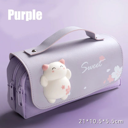 Stylish 3D Pencil Case – School Pen Organizer