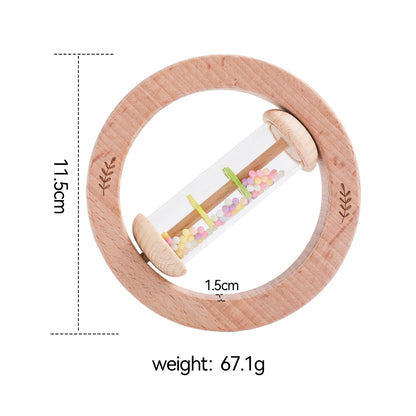 Colorful Musical Rain Stick Hourglass Rattle