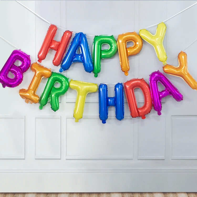 Foil Balloons Happy Birthday