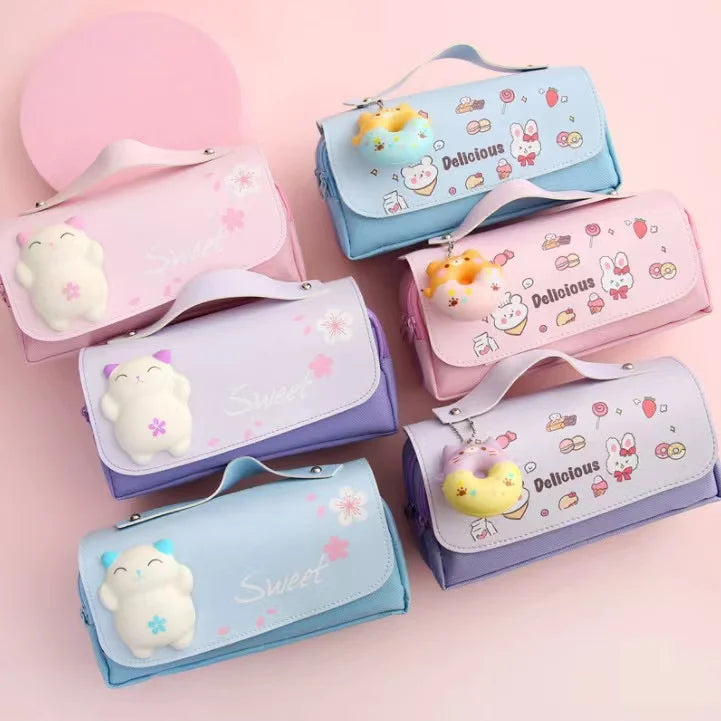 Stylish 3D Pencil Case – School Pen Organizer