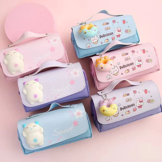 Stylish 3D Pencil Case – School Pen Organizer